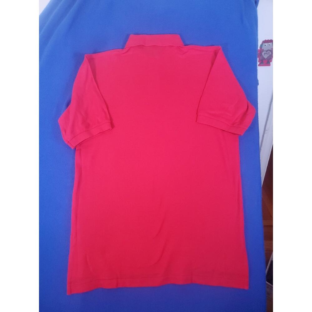 Vintage Izod Club Dewar's NWOT Red Polo Shirt Men's Size Large Nwot - Picture 15 of 15